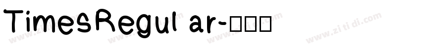 TimesRegul ar字体转换